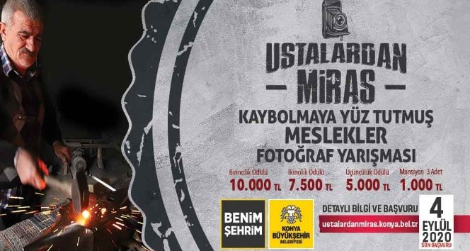 Konya’da, “Ustalardan Miras” fotoğraf yarışması
