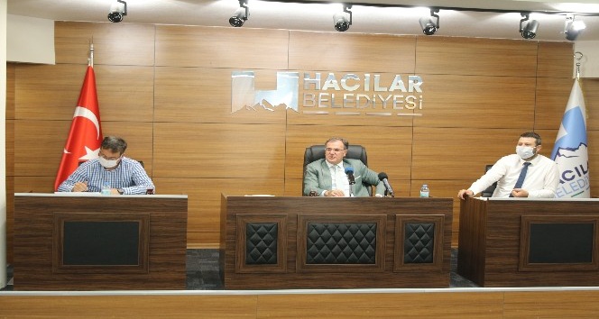 Hacılar Belediye Meclisi Temmuz ayı toplantısını gerçekleştirdi