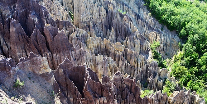 Binlerce yıl sonra bu hale geldi, ilginç şekilleri ile dikkat çekiyor