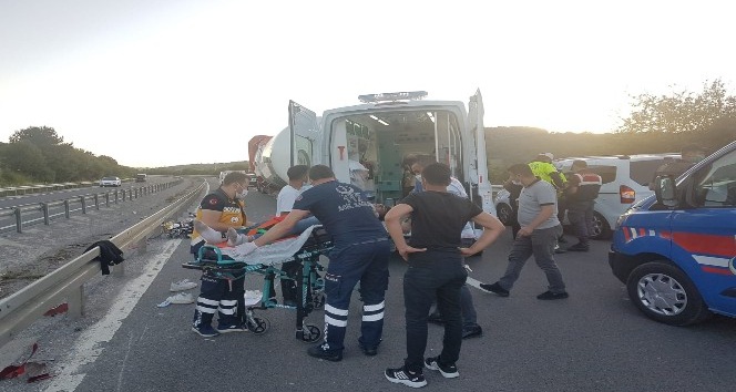 Bolu’da 3 motosiklet çarpıştı: 4 yaralı