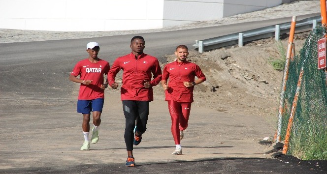 Katarlı atletler Palandöken’e hayran kaldı