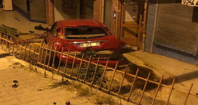 Ankara’da  trafik kazası: 1 yaralı
