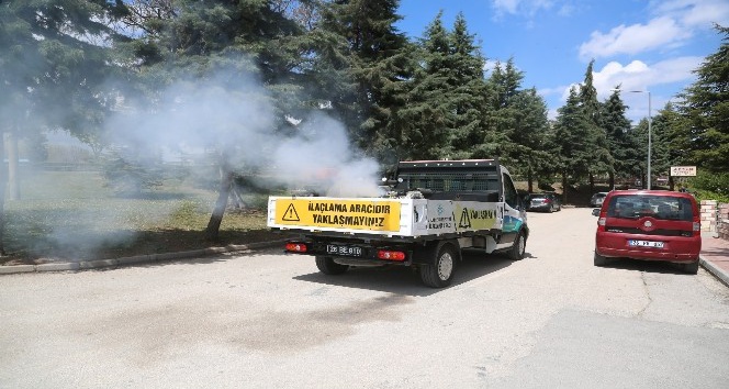 Odunpazarı Belediyesi ilaçlama çalışmalarına devam ediyor