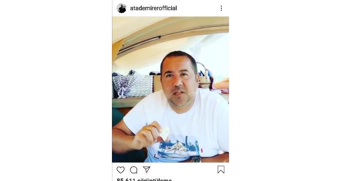 Ünlü komedyen Ata Demirer’den Ezine peyniri paylaşımı