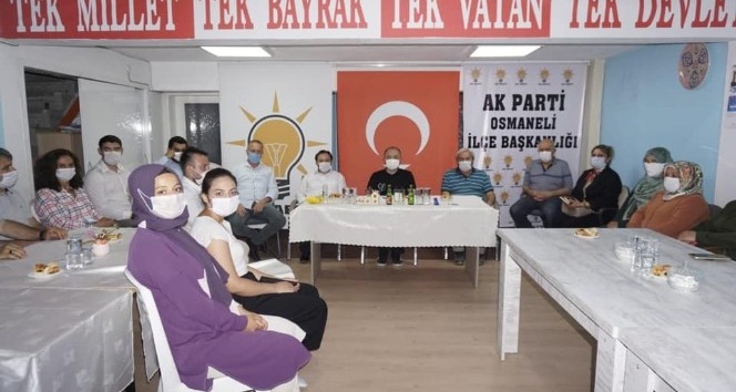 İl Başkanı Karabıyık, AK Parti Osmaneli teşkilatıyla bir araya geldi