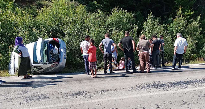 Karabük&#039;te trafik kazası: 4&#039;ü çocuk 7 yaralı