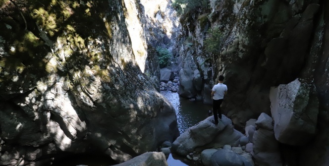 Keşfedilmeyi bekleyen kanyon görüntülendi