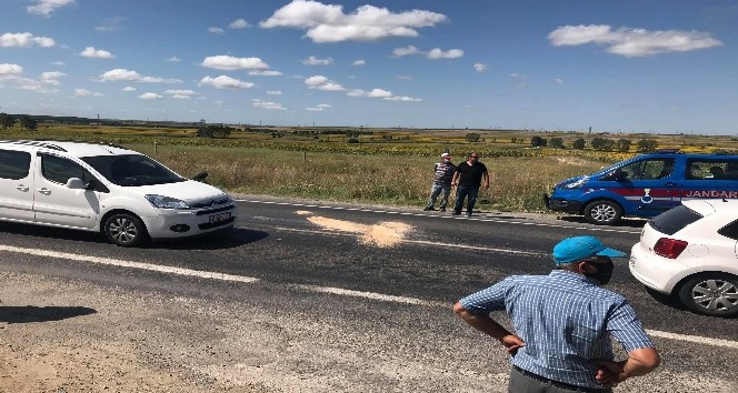 Kırklareli’de hafif ticari araç eşek arabasına çarptı: 1 ölü