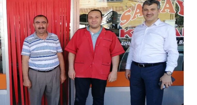 AK Parti İl Başkanı Altınsoy sanayi esnafını ziyaret etti