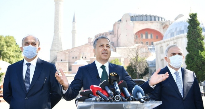 İstanbul Valisi Yerlikaya Ayasfoya Camii açılışı nedeniyle alınacak tedbirleri açıkladı