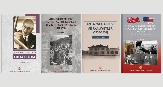 Atatürk Araştırma Merkezi Başkanlığı 4 eseri okuyucuyla buluşturdu