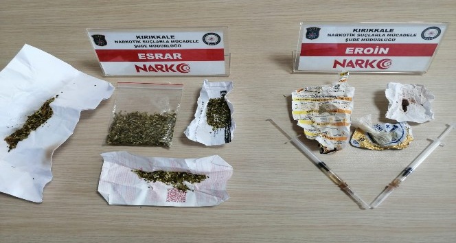 Kırıkkale’de uyuşturucu operasyonu, 4 tutuklama