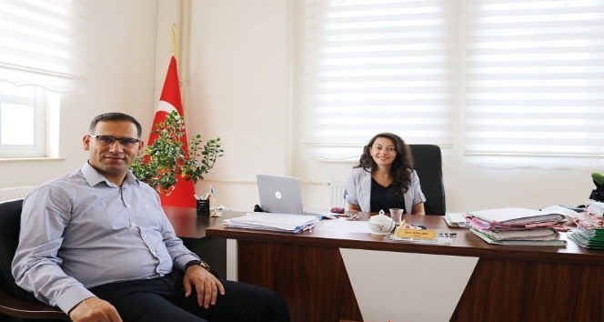 Kaymakam Sayar’dan yeni atanan savcı ve hakimlere ziyaret