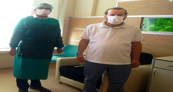 Rektör Akgül, hastaneden taburcu edildi