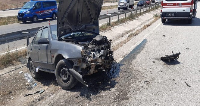 Kırıkkale’de trafik kazası, 4 yaralı
