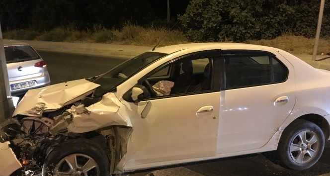 Babasının kiraladığı otomobili çaldı, polis otosuna çarpınca yakalandı