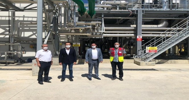 Başkan Vidinlioğlu, yanan fabrikayı ziyaret etti