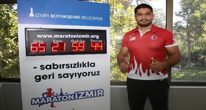 Olimpiyat şampiyon milli güreşçi Taha Akgül, Maraton İzmir’i dünyaya tanıtacak