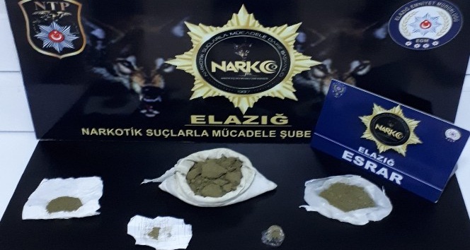 Elazığ’da uyuşturucu operasyonu: 2 tutuklama