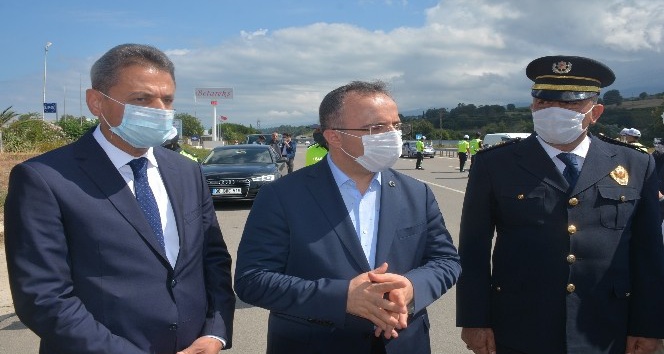 İçişleri Bakan Yardımcısı Çataklı Sinop’ta trafik denetimine katıldı
