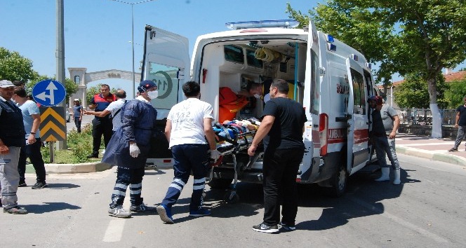 Bayramiç’te trafik kazası: 1 yaralı