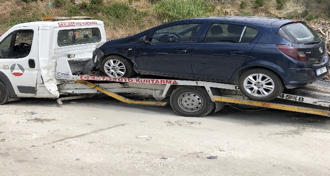 Samandağ’da trafik kazası: 2 yaralı