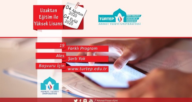 Ahmet Yesevi Üniversitesi tecrübesi ile uzaktan eğitim imkanı