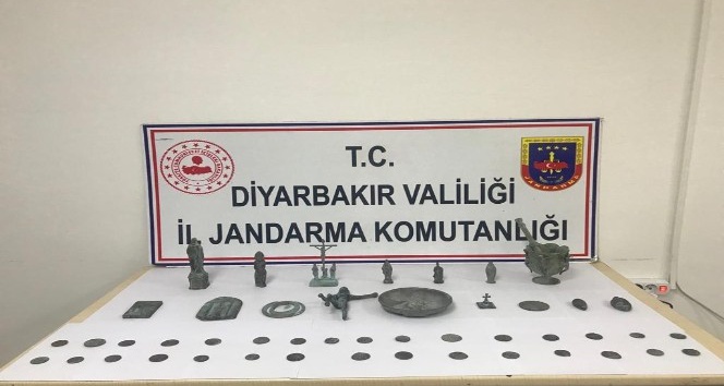 Diyarbakır’da tarihi eser kaçakçılığı operasyonu