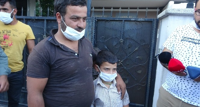 Kaybolduktan 5 gün sonra bulunan 10 yaşındaki Hüseyin ailesine kavuştu