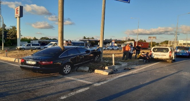 Kırklareli’de trafik kazası: 1 yaralı