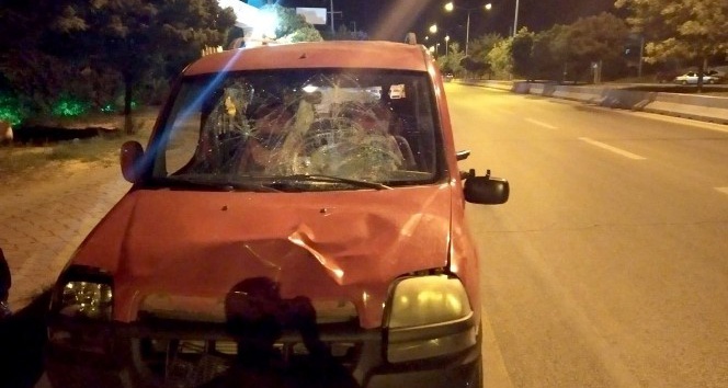 Kırıkkale’de hafif ticari aracın çarptığı kişi öldü