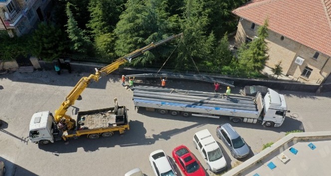 Nar Yolu Sokak’ta çalışmalar sürüyor