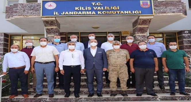 Jandarma Komutanı Aslan’a hayırlı olsun ziyareti