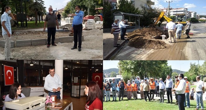 Belediye başkanı tüm ilçeyi sosyal medyadan canlı yayın yaparak bilgilendiriyor