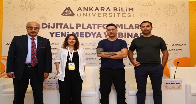 Ankara Bilim Üniversitesi’nde ’Dijital platformlar ve yeni medya Webinar’ı düzenlendi