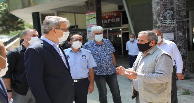 Vali Ekinci’den Covid-19 denetimi