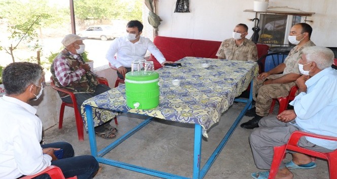 Kaymakam Soysal’dan gazilere ziyaret