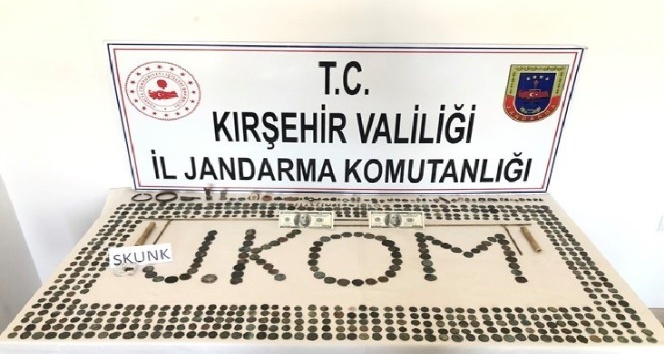 Kırşehir jandarmasından tarihi eser operasyonu
