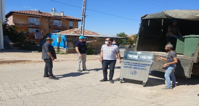 Bahşılı’ya yeni çöp konteynırları