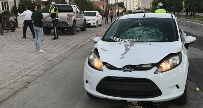 Konya’da otomobilin çarptı yaya öldü