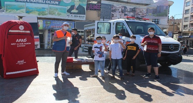 Afetlere hazırlık haftası etkinliği düzenlendi