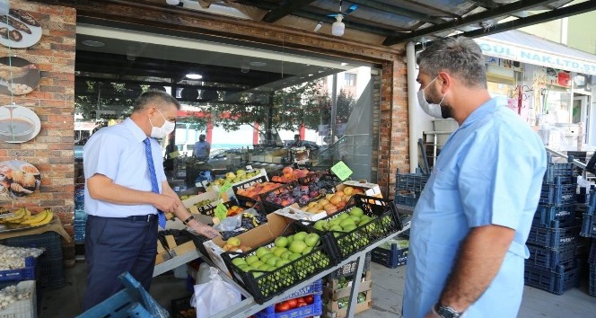 Vali Özkan’da  Covid-19 denetimi