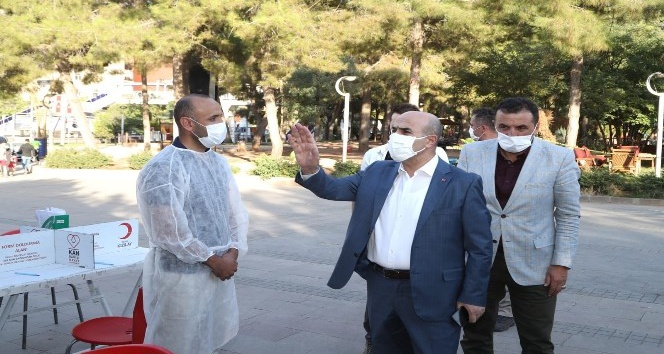Vali Demirtaş’tan korona virüs denetimi