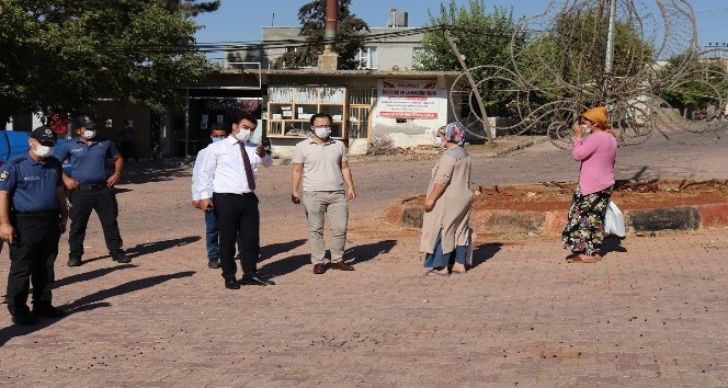 İlçelerdeki korona denetimlerine Kaymakamlarda katıldı