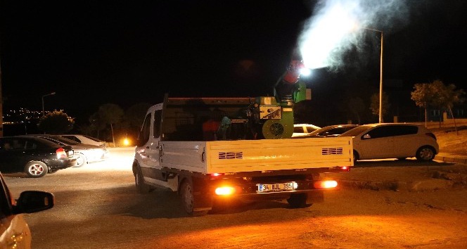 Mardin’de kent genelinde ilaçlama çalışmaları sürüyor