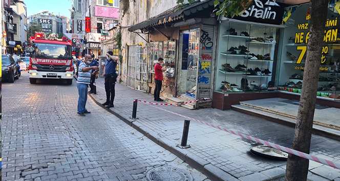 İstanbul’da korkutan patlama kamerada