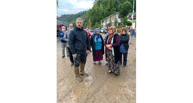 Milletvekili Hasan Turan’da afet bölgesine giderken mahsur kaldı