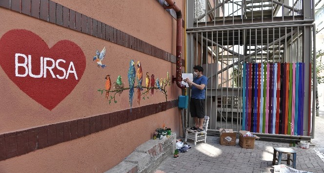 Osmangazi�nin Sokakları Sanatla Renklendi Bursa