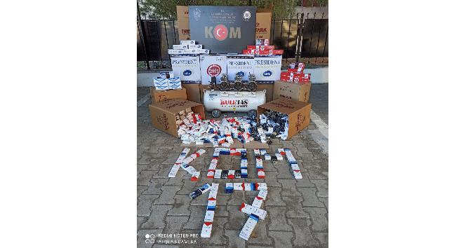 Biga’da yasa dışı sigara operasyonu