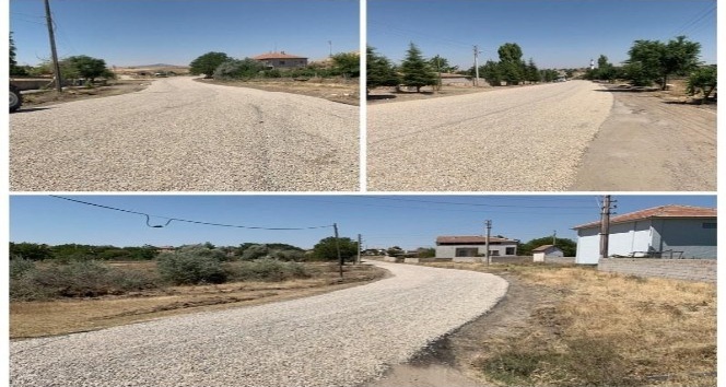 İl Özel İdaresi, yol yapım çalışmalarını sürdürüyor